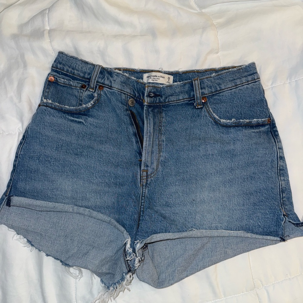 Abercrombie & Fitch Classic Blue Jean Shorts